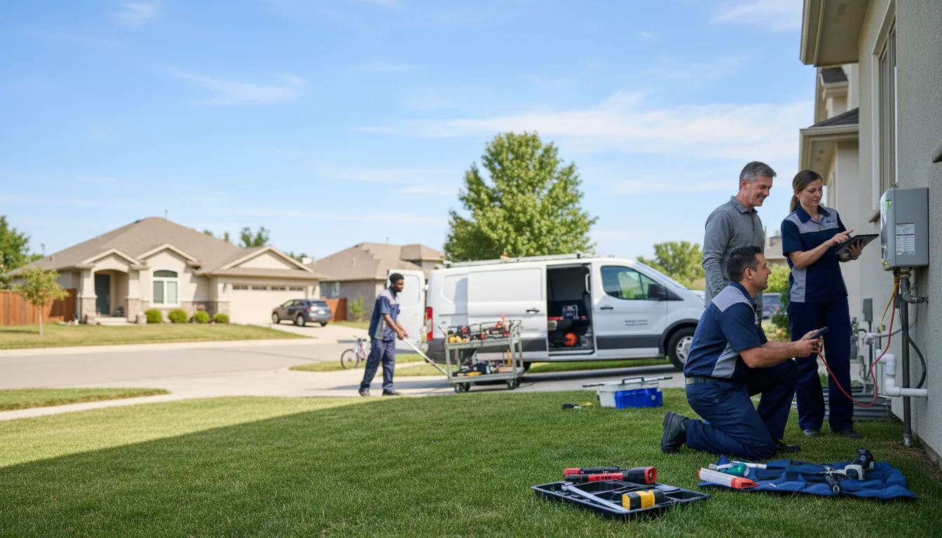 Tankless water heater service in Pollock, LA